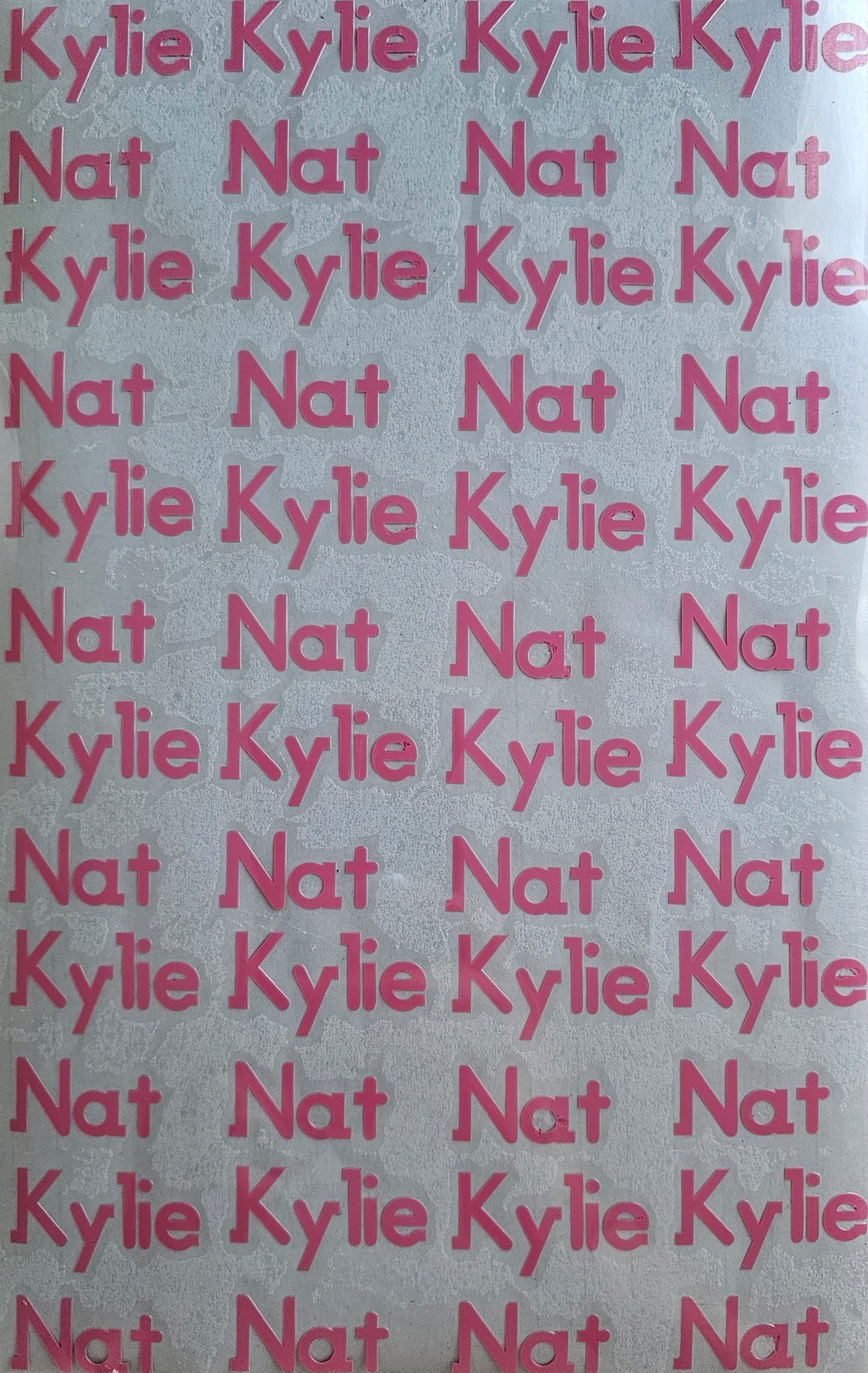 Personalised Heat Transfer Vinyl Transfers (HTV)