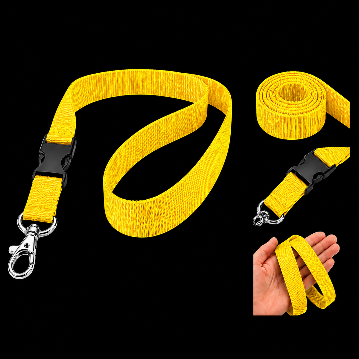 Personalised Lanyard with Detachable Clip (2cm Wide)