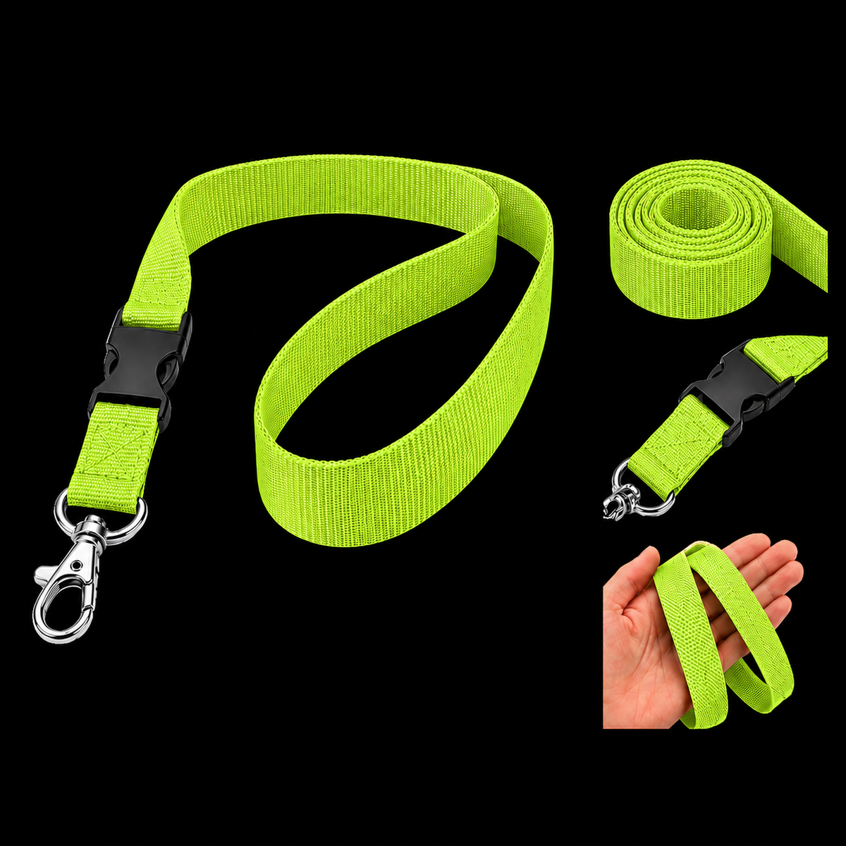 Personalised Lanyard with Detachable Clip (2cm Wide)