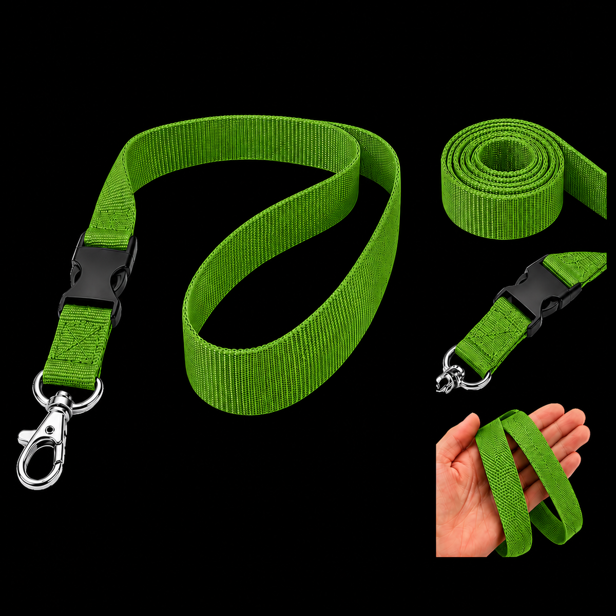 Personalised Lanyard with Detachable Clip (2cm Wide)