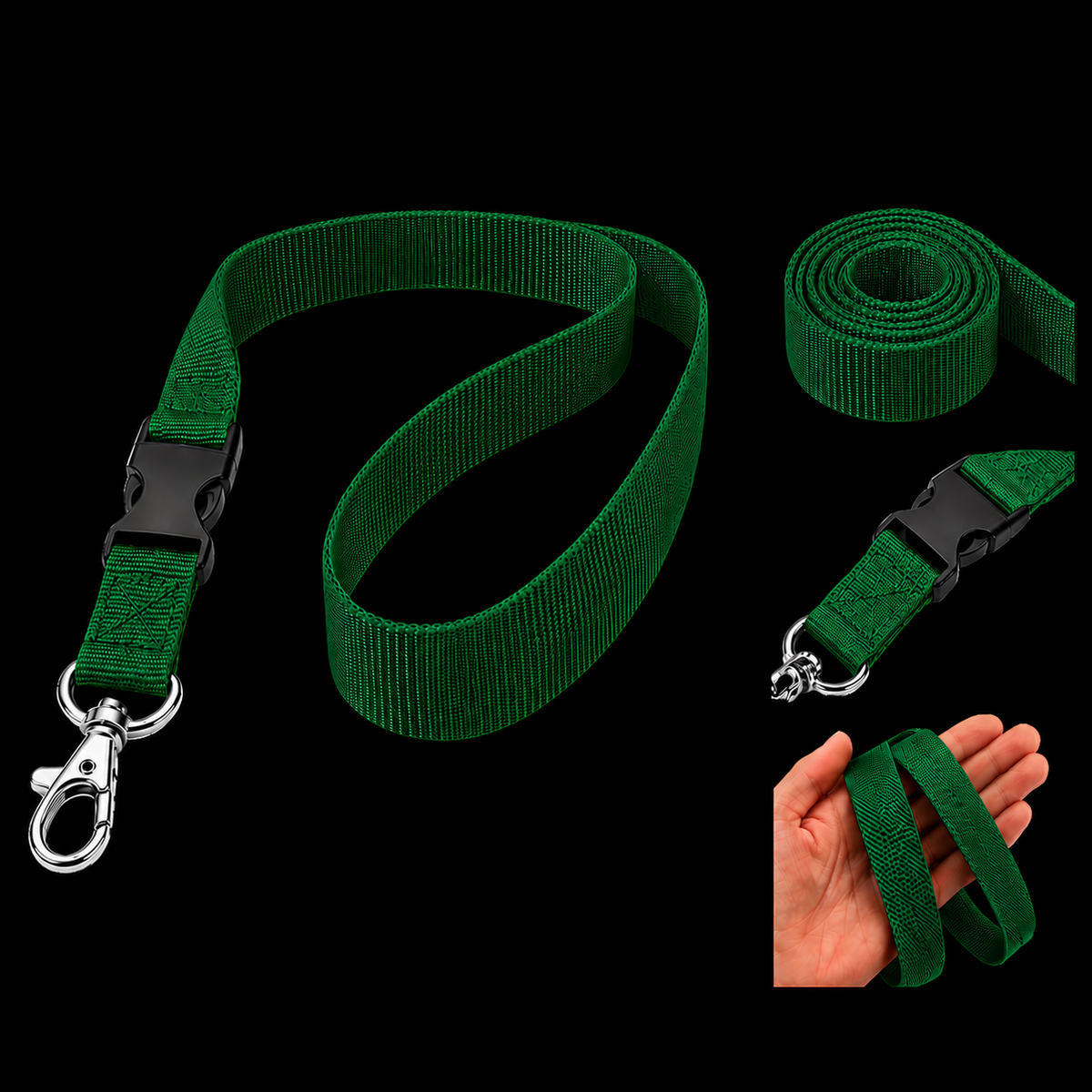 Personalised Lanyard with Detachable Clip (2cm Wide)