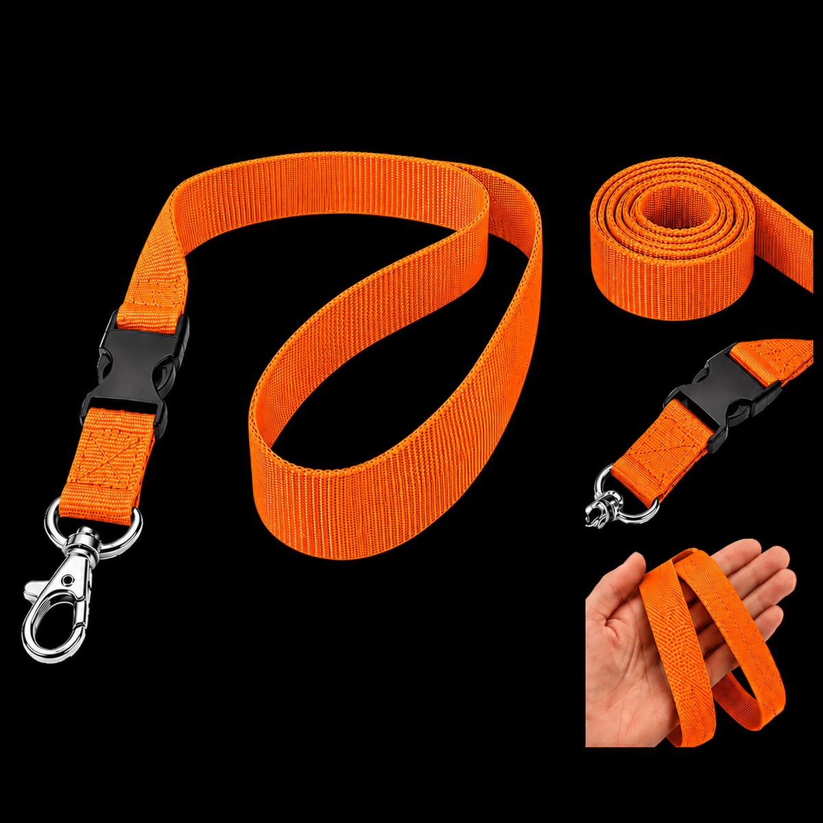 Personalised Lanyard with Detachable Clip (2cm Wide)