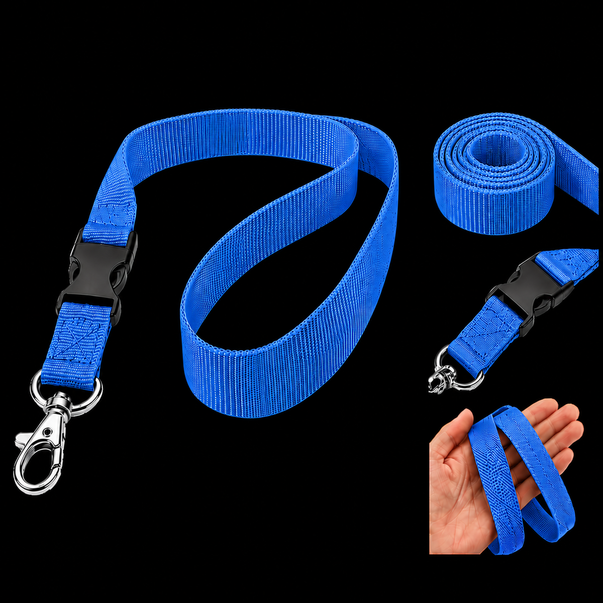 Personalised Lanyard with Detachable Clip (2cm Wide)