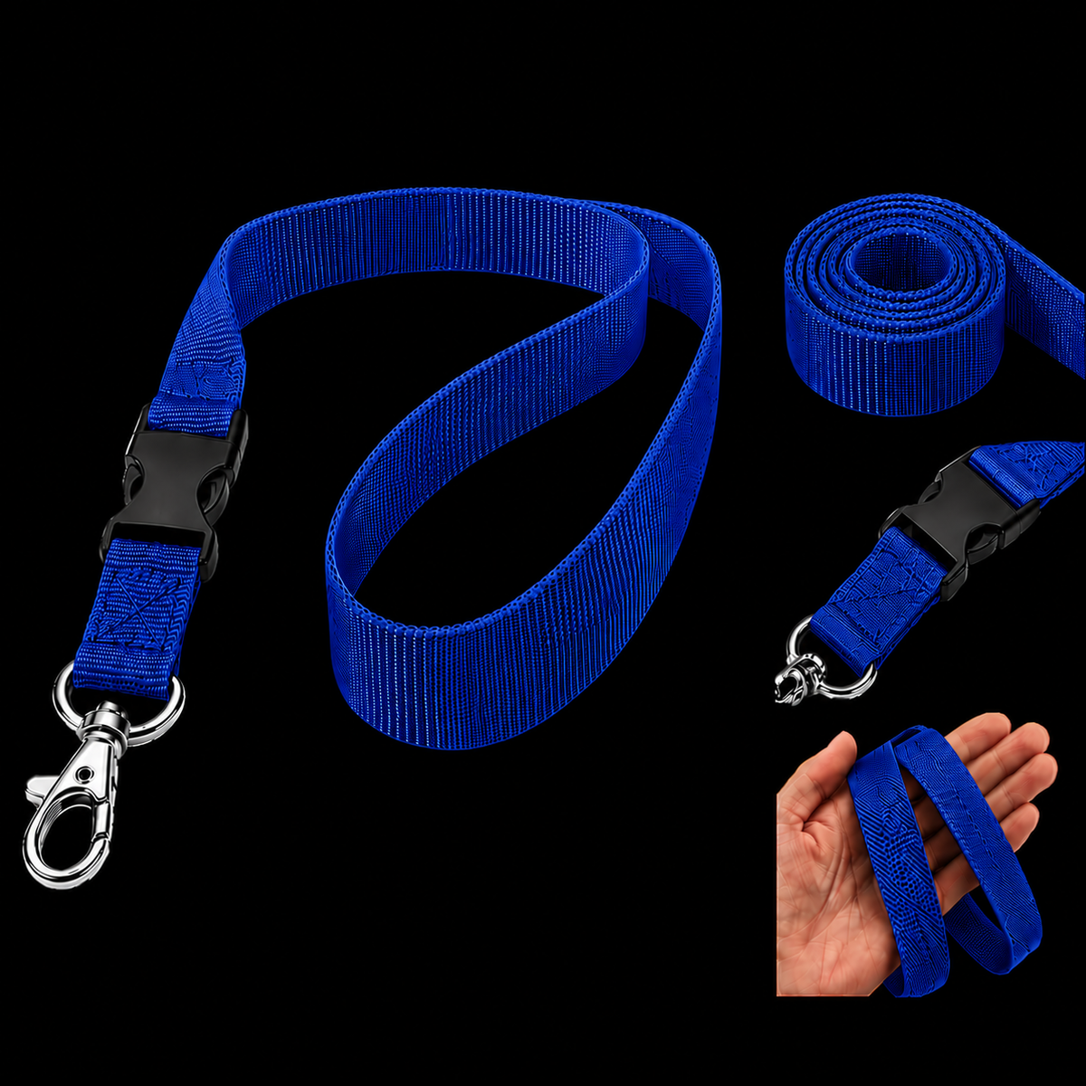 Personalised Lanyard with Detachable Clip (2cm Wide)