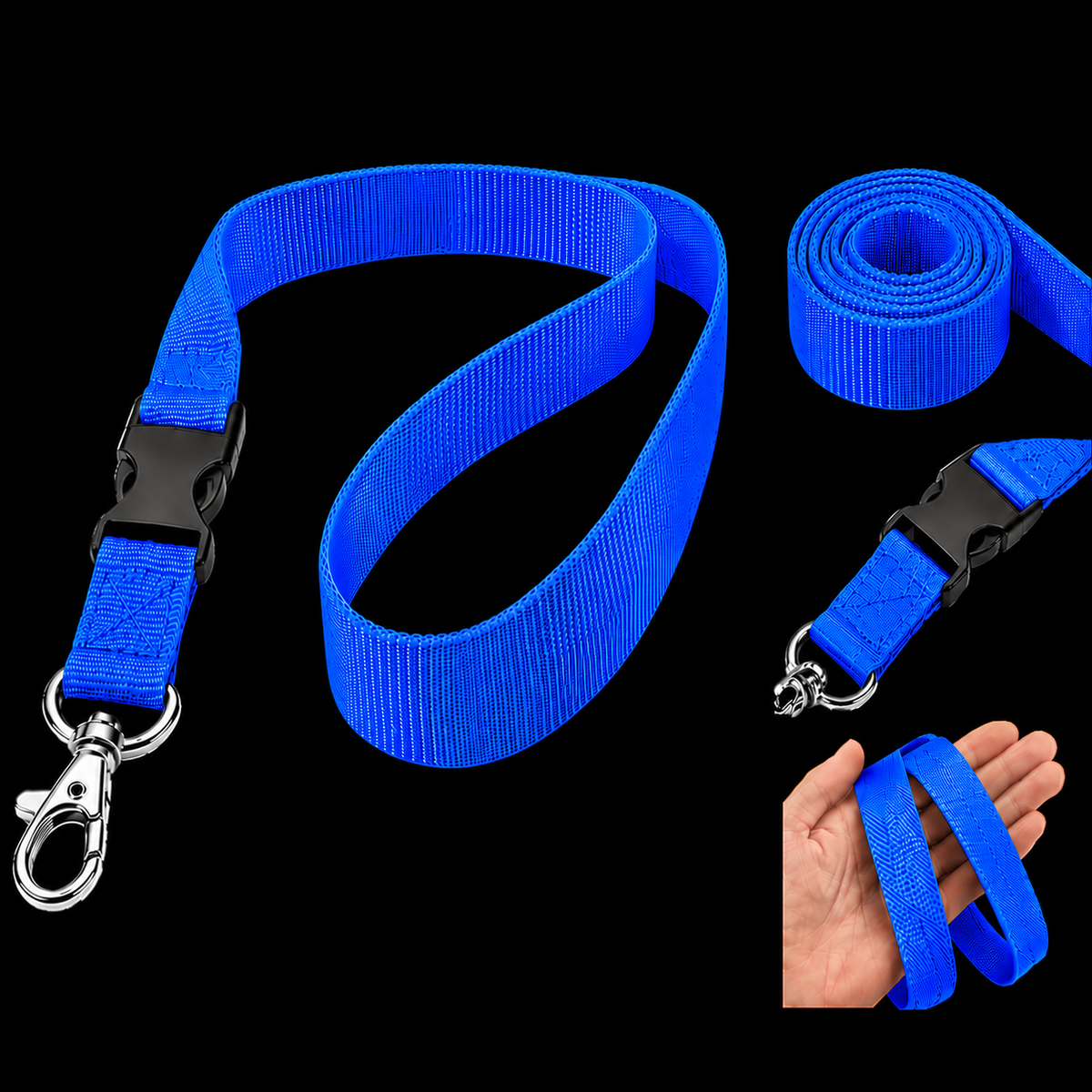 Personalised Lanyard with Detachable Clip (2cm Wide)