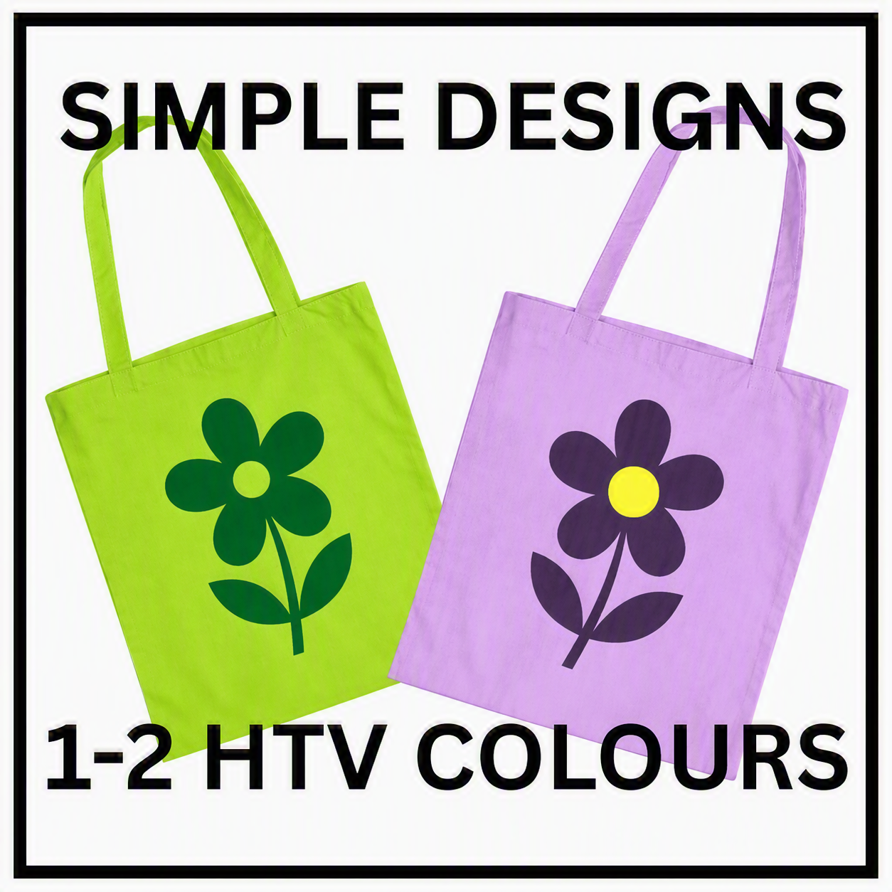 Personalised Cotton Tote Bag with HTV