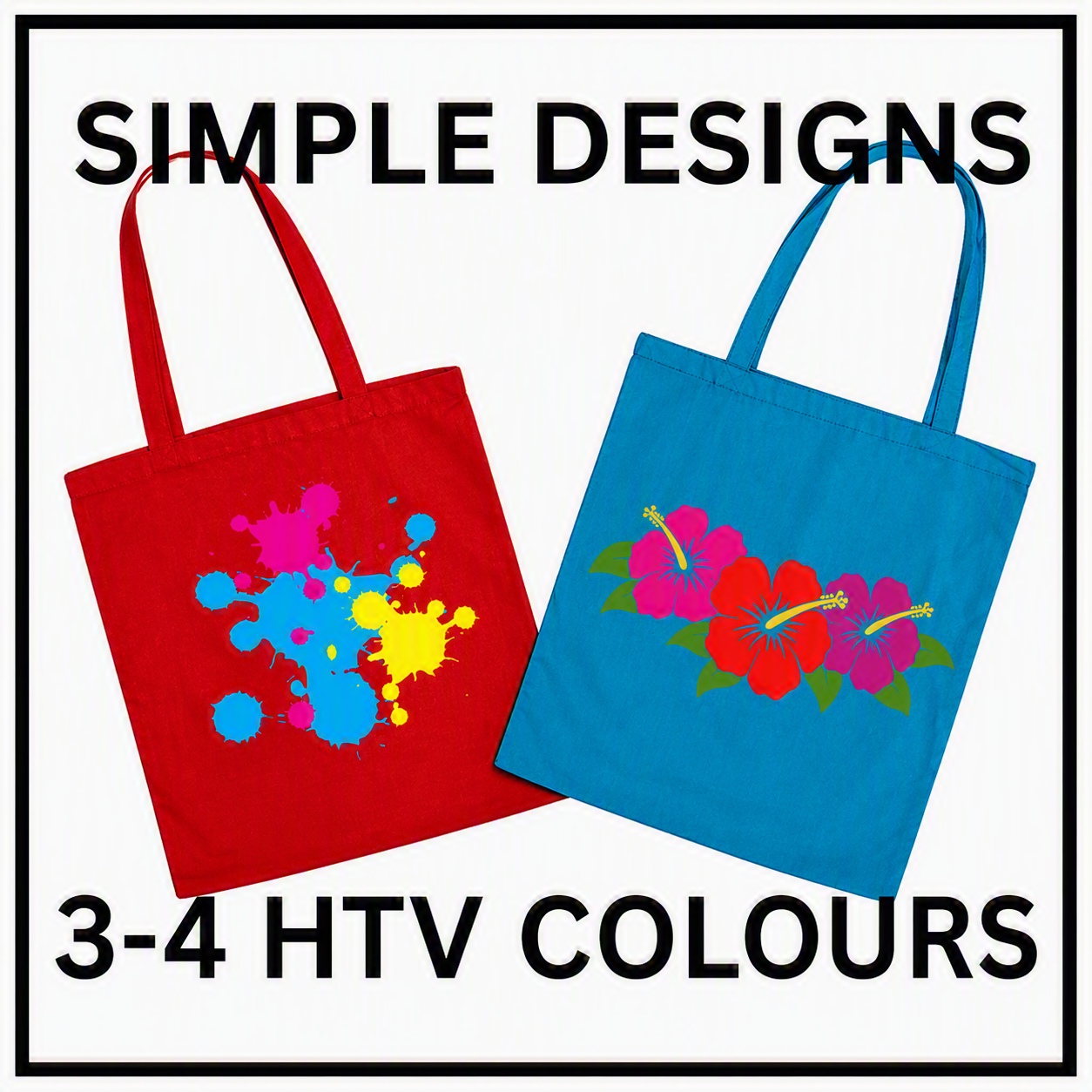 Personalised Cotton Tote Bag with HTV