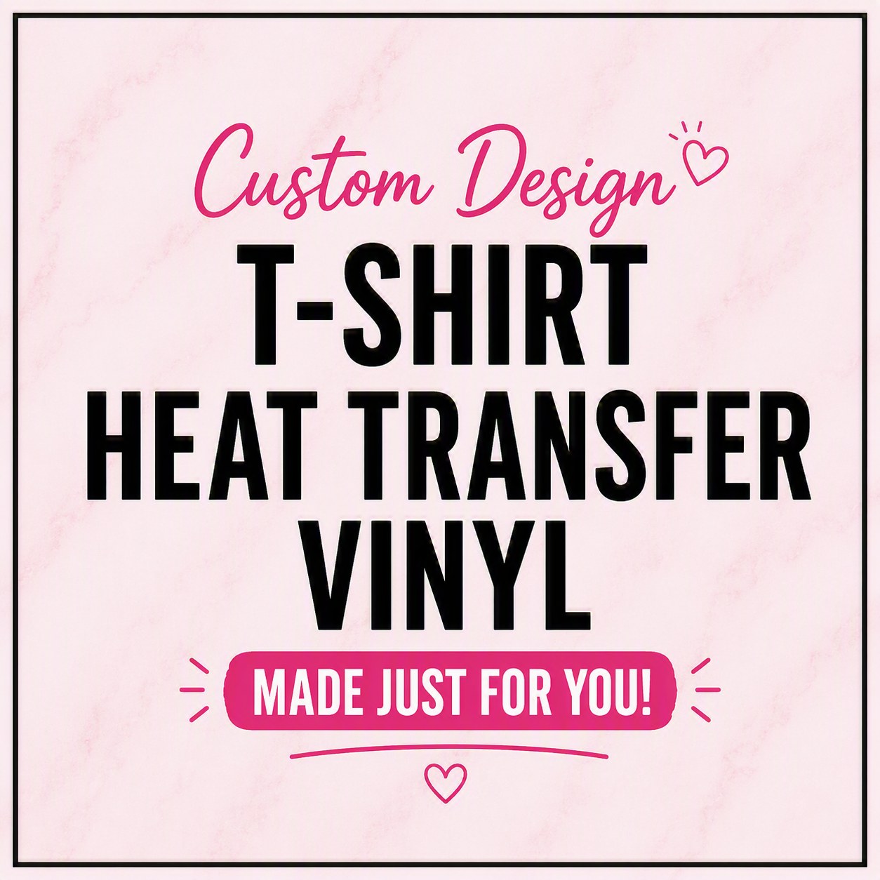 Personalised T-Shirt with HTV